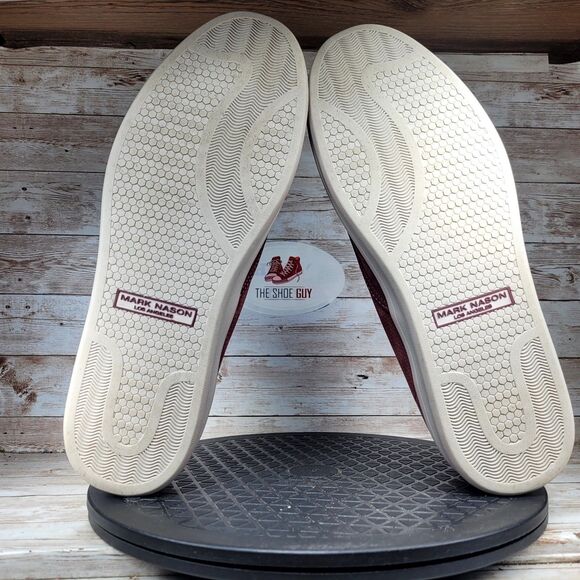 Mark Nason Casual Men’s Size 12 Burgundy Causal Low Top Shoes - Picture 10 of 13